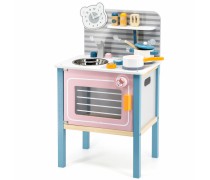 Vaikiška medinė virtuvėlė su priedais | PolarB | Viga 44027